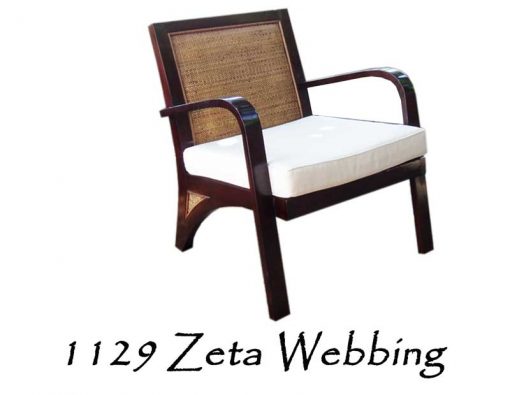 Zeta Woven Webbing Arm Chair