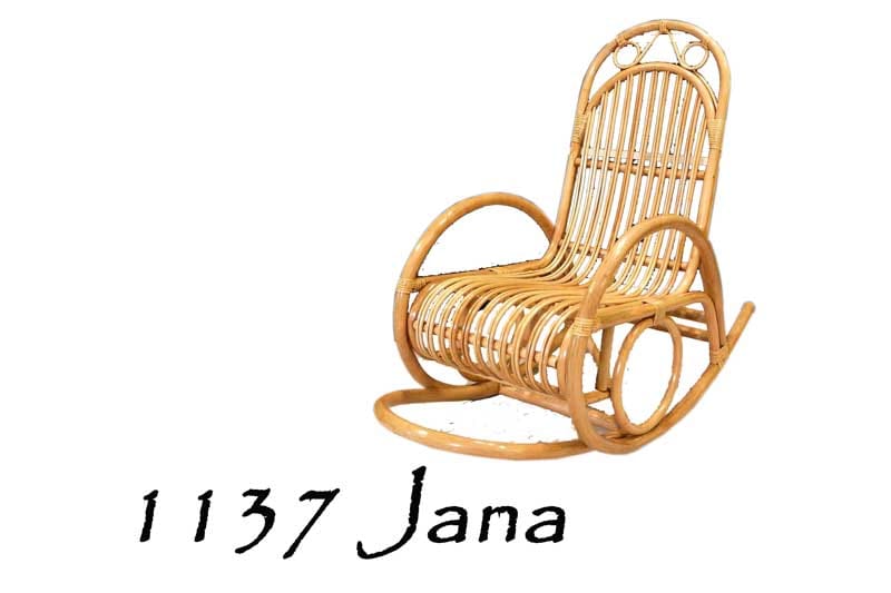 Jana Rattan Rocking Chair Natural Rattan Furniture Rattan