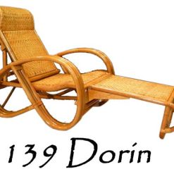 Chaise Relax Dorin en Rotin