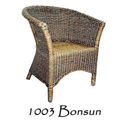 Cadeira de braço de vime Bonsun