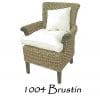 Brustin Wicker Arm Chair