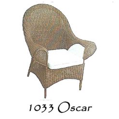 Oscar Wicker Arm Chair