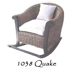 Quake Wicker Rocking Chair