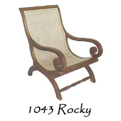 Rocky Rattan Arm Chair