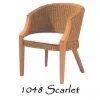 Scarlet Rattan Arm Chair