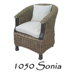 Sonia Wicker Arm Chair