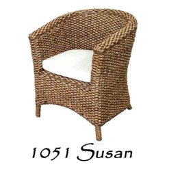 Susan Wicker Arm Chair