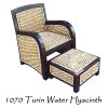 Turin Wicker Lazy Chair and Stool