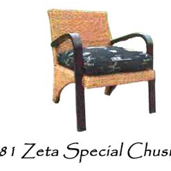 Zeta Rattan Arm Chair Special Cushion