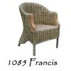 Francis Wicker Arm Chair