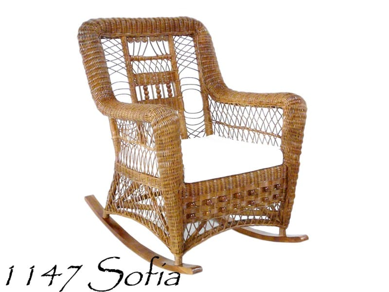 Sofia Rattan Rocking Chair Natural Rattan Furniture Rattan