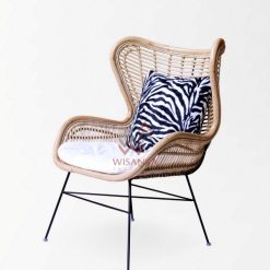 1165 Wing Rattan Chair