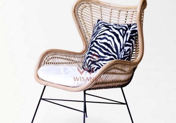 1165 Wing Rattan Chair