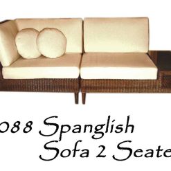 Spanglish Rattan Sofa 2 sæder