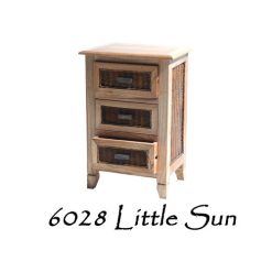 Kleine Sun-Holzschublade