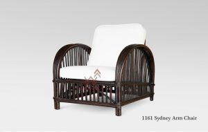 Sidney Rattan Arm Chair (Small)
