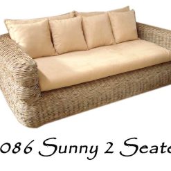 2086-Sunny Rattan Sofa 2 seater