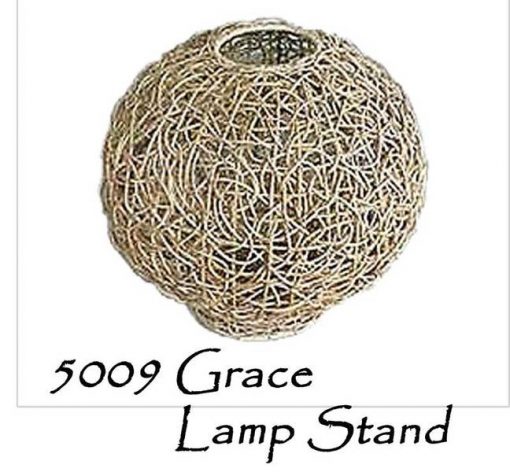 Grace Rattan Lamp Stand