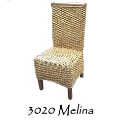Melina Croco Wicker Chair