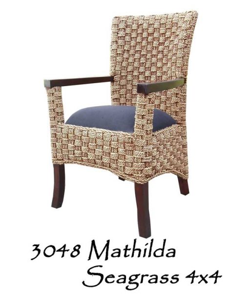 Mathilda Seagrass 4x4 Woven Chair