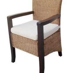 Tropical Rattan Chair with Arm