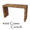 Cosmo Wicker Console Table