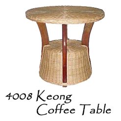 Keong Rattan Coffee Table