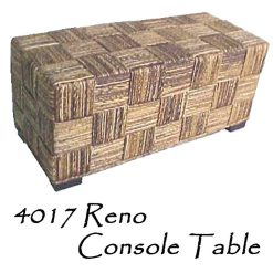 Reno Wicker Console Table