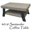 Santander Rattan Coffee Table