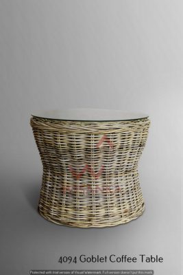 Goblet Rattan Coffee Table