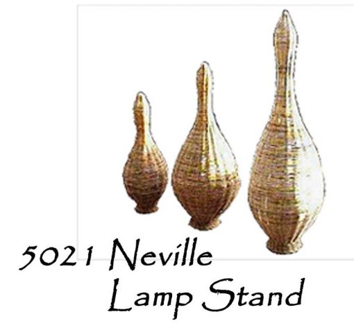 Neville Rattan Lamp Stand