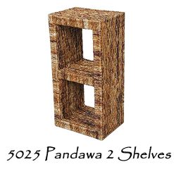 Pandawa 2 Wicker Shelves