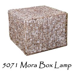 Mora Rattan Box Lamp