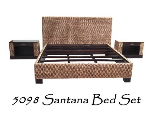 Santana Wicker Bed Set