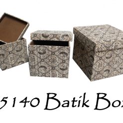 Batik Wicker Box