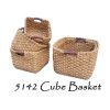 Cube Wicker Basket