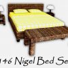 Nigel Wicker Bed Set