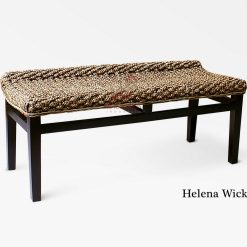 Helena Wicker Bench