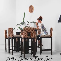 Soneta Bar-Set aus Weidengeflecht