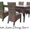 Justin Rattan Dining Set 4