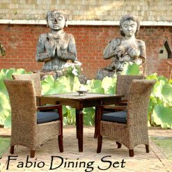 Fabio Wicker Dining Set