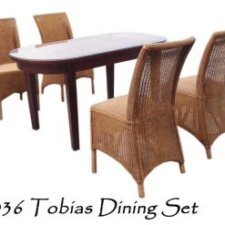 Tobias Cane Dining Set