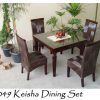 Keisha Rattan Dining Set