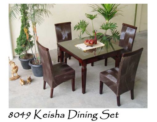 Keisha Rattan Dining Set