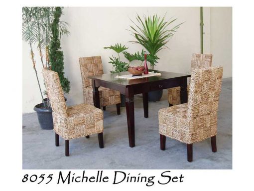 Michelle Wicker Dining Set