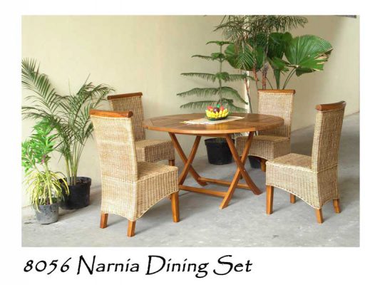 Narnia Rattan Dining Set