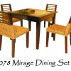Mirage Wicker Dining Set