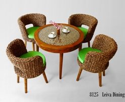 Leiva柳条餐桌椅