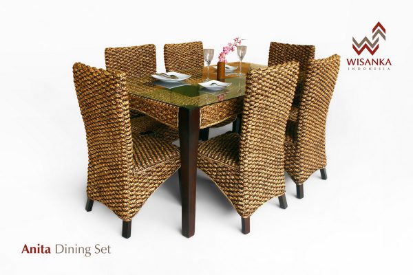 Anita Wicker Dining Set