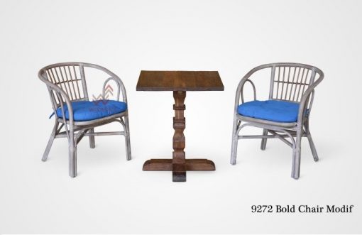 Bold Rattan Chair Modif مع Jordy Table